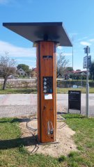 Dobíjecí stanice pro elektrokola