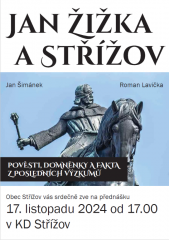 Obec Střížov - Pozvánka na přednášku