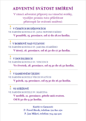 Římskokatolická farnost Střížov - Oznámení