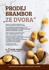 1. Jihočeská zemědělská A s.r.o. - prodej brambor ze dvora