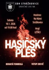 SDH Strážkovice - Hasičský ples