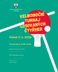 Velikonoční turnaj ve stolním tenise - KD Strážkovice