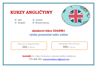 Knihovna obce Strážkovice - Nabídka kurzů angličtiny
