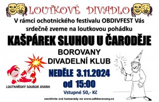 Loutkové divadlo - Kašpárek sluhou u čaroděje