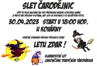 Slet čarodějnic - čarodějnický průvod