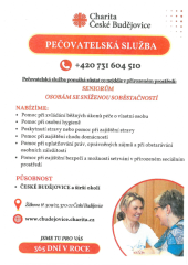 Charita České Budějovice - pečovatelská služba