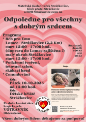 Odpoledne pro všechny s dobrým srdcem - Běh pro Emu 2025