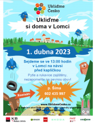 Ukliďme Česko - Ukliďme si doma v Lomci