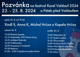 Město Trhové Sviny - Festival Karel Valdauf 2024